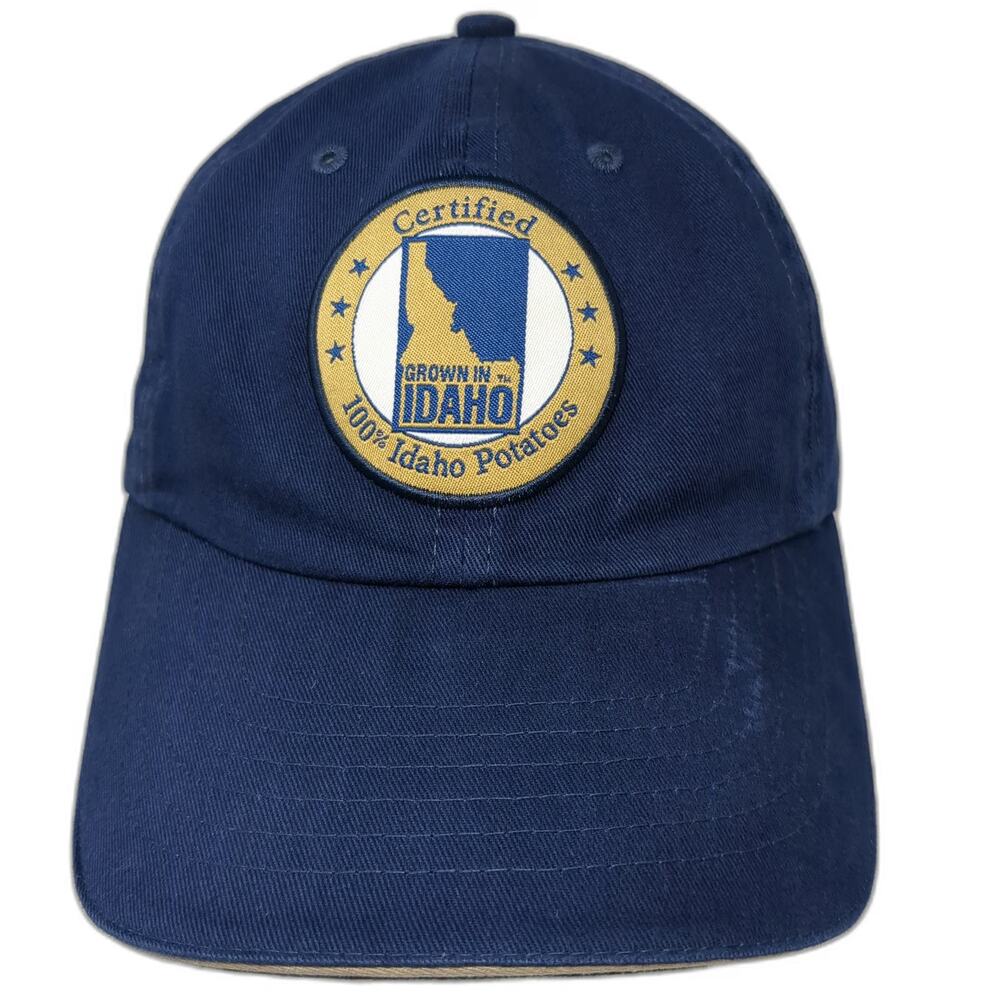 Promo Shop Idaho Potatoes Patch Blue One Size Baseball Cap Cotton Strapback Hat